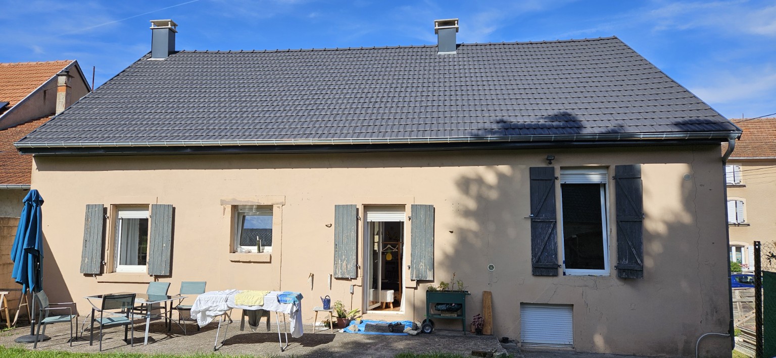 Arrière de maison avant rénovation