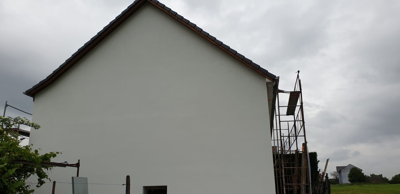 Pignon après rénovation